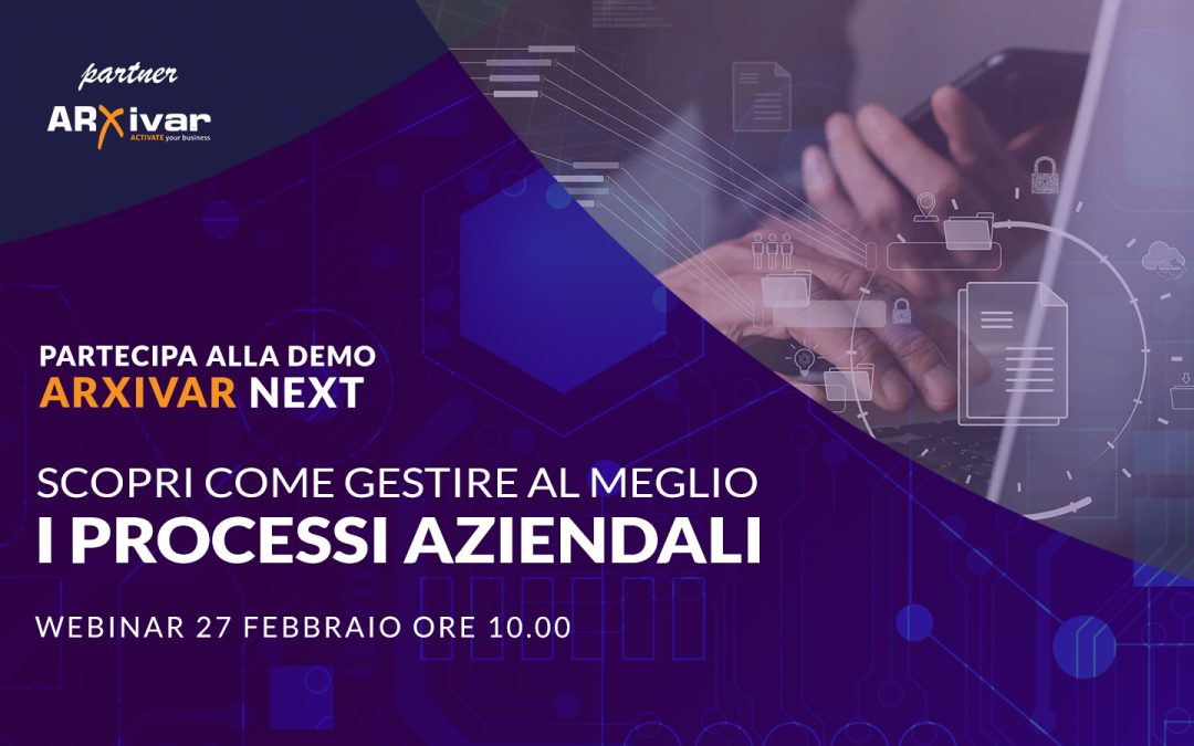 Demo Arxivar Next – webinar 27/02/2026
